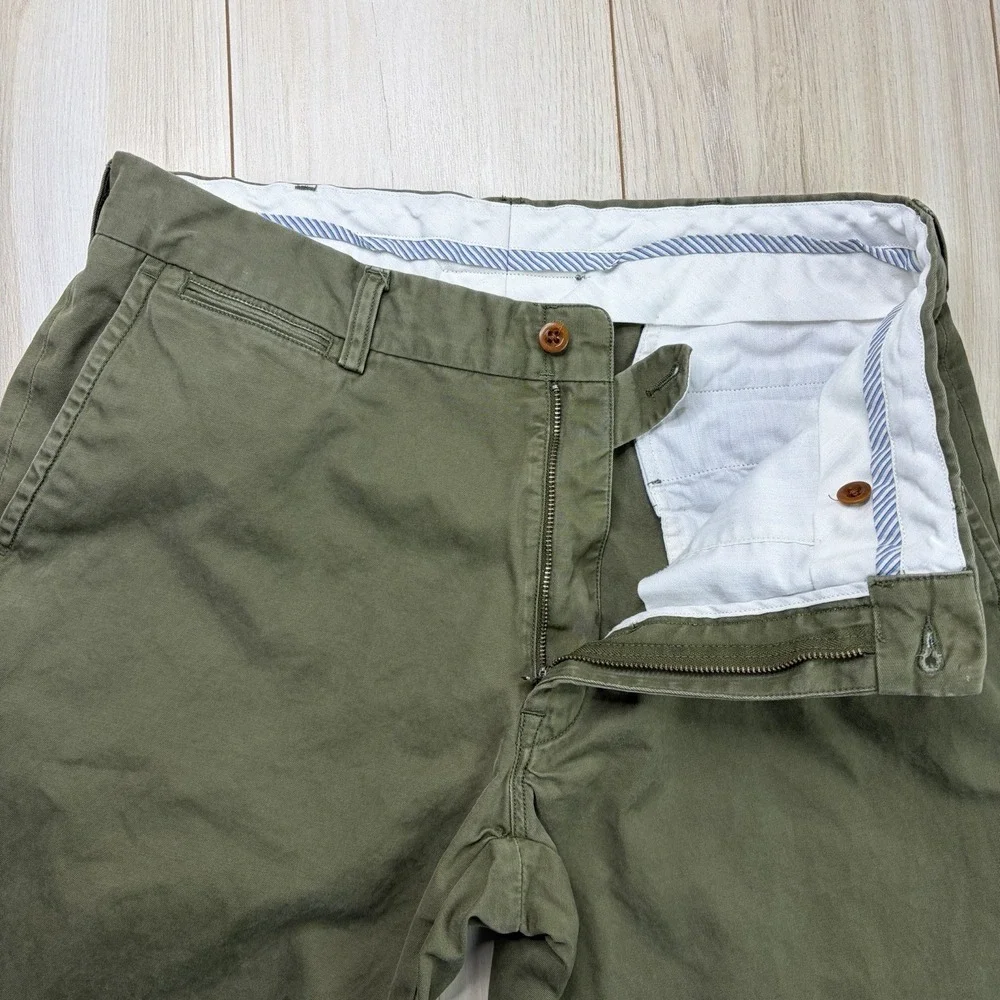 Polo By Ralph Lauren Suffield Pants Mens 36x32 Green Twill Chino